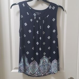 Navy tank top